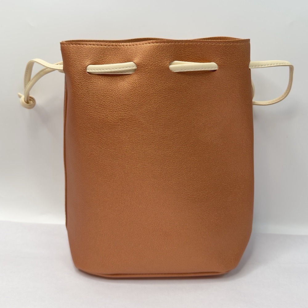 Bath Body Bath metallic penny copper color with Tan Drawstring Bag - Picture 7 of 16